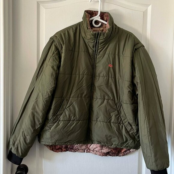 Vintage 10X Camo Reversible Jacket and convertible into Vest size XL - Picture 5 of 6